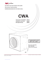 SIG Air Handling CWA Series Guide d'installation