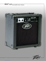 Peavey Max 126 Bass Amplifier Manuel utilisateur