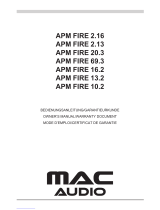 MAC Audio APM FIRE 13.2 Le manuel du propriétaire