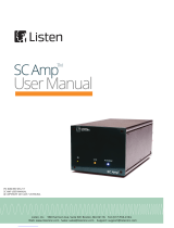 Listen SC Amp Manuel utilisateur