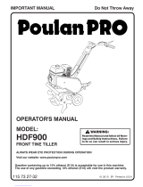 Poulan Pro HDF900 Manuel utilisateur