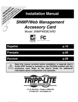 Tripp Lite SNMPWEBCARD Guide d'installation