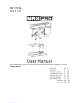 MaxPro MPBDP16 Manuel utilisateur