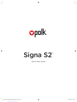 Polk Mono Signa S2 Guide de démarrage rapide