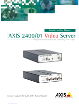 Axis 2400 Manuel utilisateur