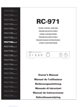 Rotel RC-971 Manuel utilisateur