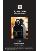Nespresso Essenza Automatic D100 Manuel utilisateur