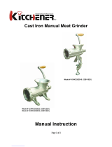 Kitchener MG-202022 Manual Instruction