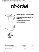 Toyotomi TAD-T38J Manuel utilisateur