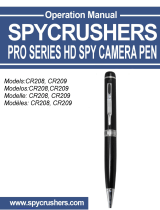 Spycrushers PRO Series Mode d'emploi