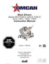 Omcan MS-IT-0330-G Manuel utilisateur