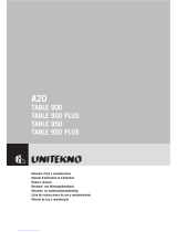 Unitekno TABLE 950 PLUS Manuel utilisateur