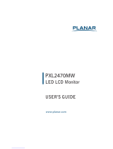 Planar Systems PXL2470MW Manuel utilisateur