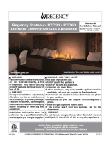 Regency PTO30-LP Guide d'installation
