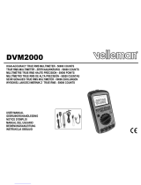 Velleman DVM2000 Manuel utilisateur