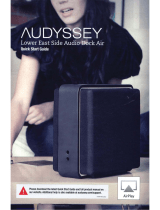 Audyssey Audio Dock Air Guide de démarrage rapide