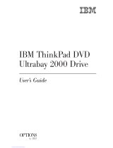 IBM THINKPAD DVD Ultrabay 2000 Manuel utilisateur