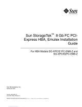 Sun Microsystems SG-XPCIE2FC-EM8-Z Manuel utilisateur