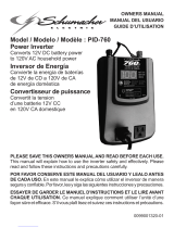 Schumacher Electric PID-760 Le manuel du propriétaire