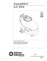 Nilfisk-Advance AQUAMAX AX 650 Manuel utilisateur
