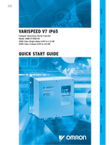 Omron VARISPEED V7 IP65 CIMR-V7TZ*-05 Guide de démarrage rapide