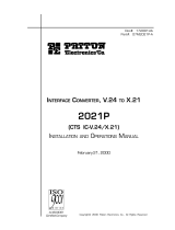 Patton electronic CTS IC-V.24/X.21 Manuel utilisateur