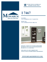 Monarch Specialties I 7467 Assembly Instructions