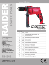 Raider Power Tools RD-ID40 Manuel utilisateur