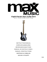 MaxMusic GigKit Bass Guitar Pack Le manuel du propriétaire