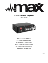 MaxMusic AV340 Le manuel du propriétaire