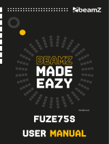 Beamz Fuze75S Spot 75W LED Moving Head  Le manuel du propriétaire