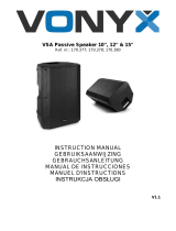 Vonyx 170.377 VSA Passive Speaker Le manuel du propriétaire
