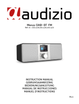 audizio Monza DAB+ Stereo Radio Le manuel du propriétaire