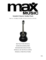 MaxMusic SoloArt Classic Guitar Pack Natural Le manuel du propriétaire
