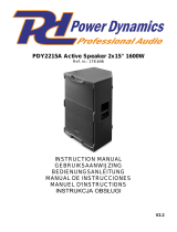 Power Dynamics PDY2215A Le manuel du propriétaire