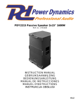 Power Dynamics PDY215 Le manuel du propriétaire