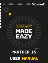 Beamz Panther 15 Pocket Beam LED moving head Le manuel du propriétaire
