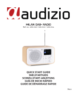 audizio Milan DAB+ Radio Guide de démarrage rapide