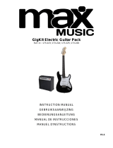 MaxMusic GigKit Electric Guitar Pack Le manuel du propriétaire