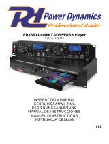 Power Dynamics PDX350 Le manuel du propriétaire