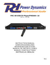 Power Dynamics PDC60 Le manuel du propriétaire