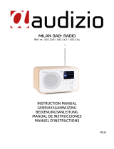 audizio Milan DAB+ Radio Le manuel du propriétaire