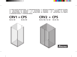 RAVAK Chrome CRV2+CPS shower enclosure Guide d'installation