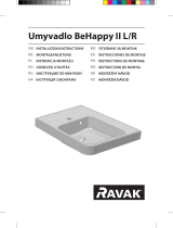 RAVAK BeHappy II Corner Washbasin Guide d'installation