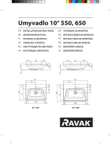 RAVAK 10° washbasin Guide d'installation