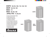 RAVAK Supernova ASDP3 shower door Guide d'installation