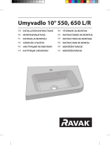 RAVAK 10° corner washbasin Guide d'installation