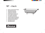 RAVAK 10° bathtub Guide d'installation
