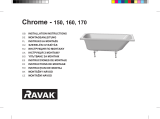 RAVAK Chrome bathtub Guide d'installation