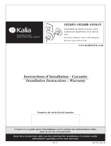 Kalia BF1511-110-001 Mode d'emploi